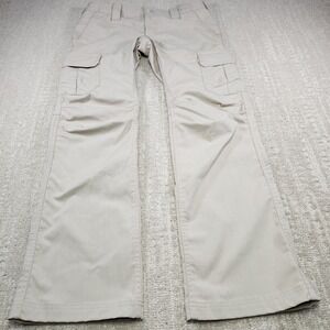 Under Armour Tactical Patrol Pants Women 10 Storm Cargo Ripstop Utility Beige